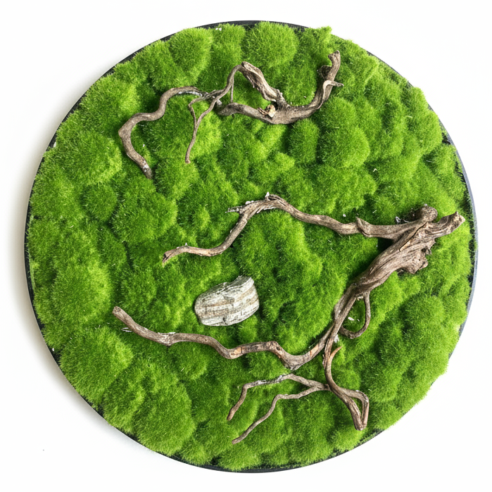 moss wall decoration