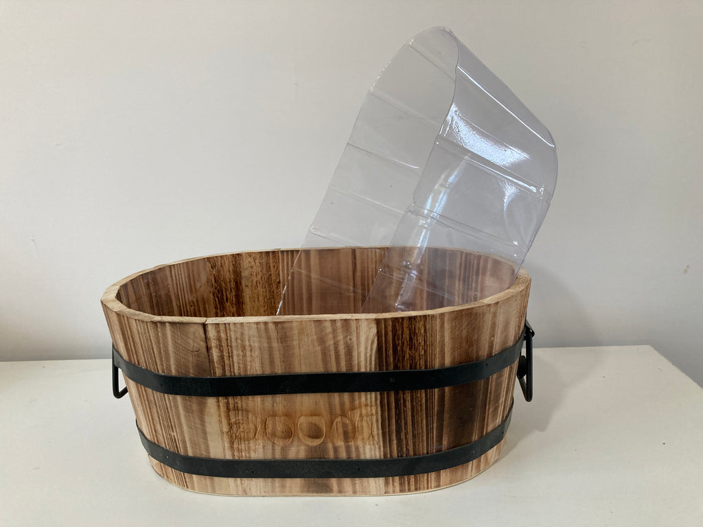 Wooden Flower Pot – Style 2