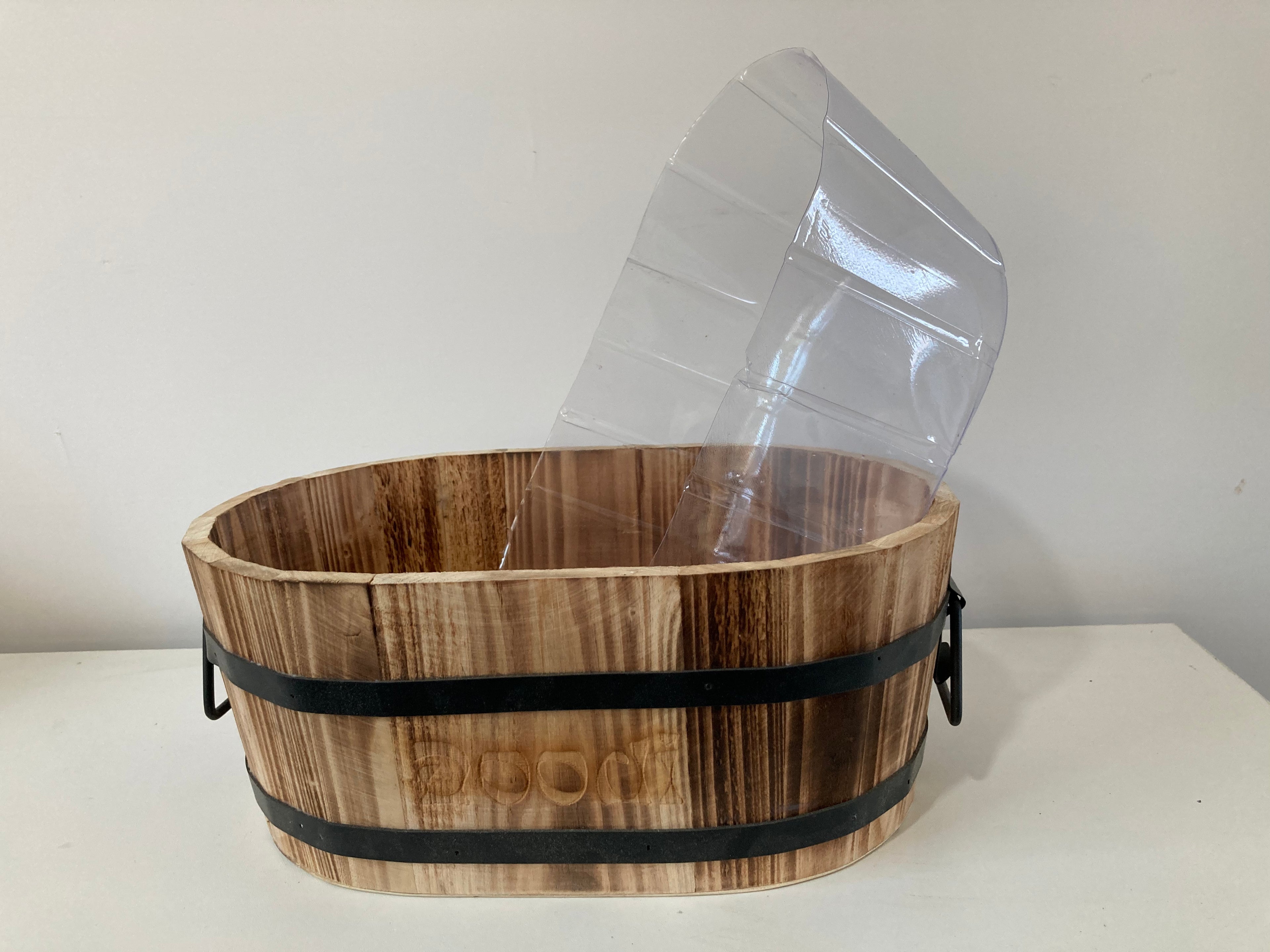 Wooden Flower Pot – Style 2