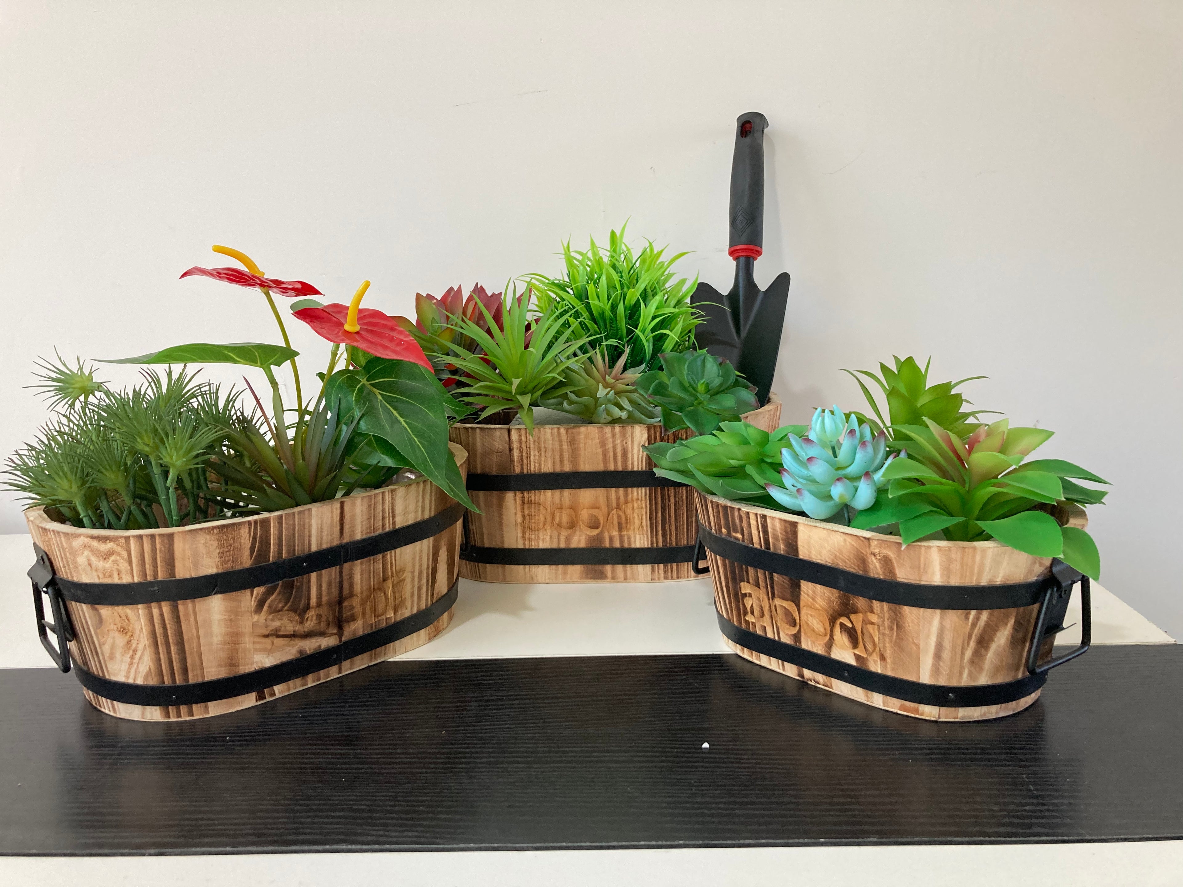 Wooden Flower Pot – Style 1