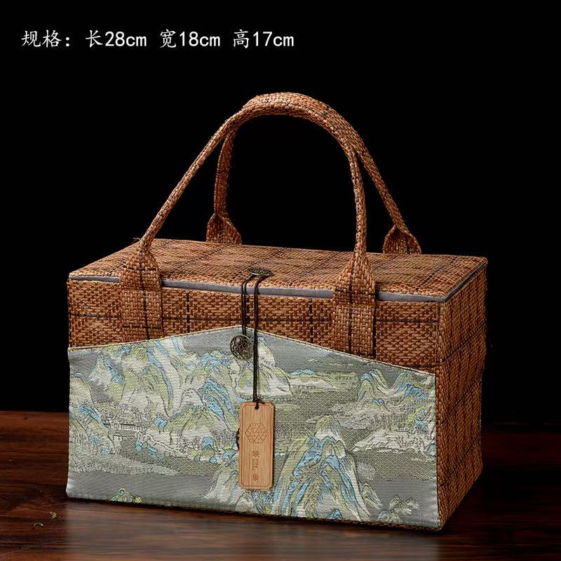 Canvas Gift Bag & Storage Box Set – Style 4