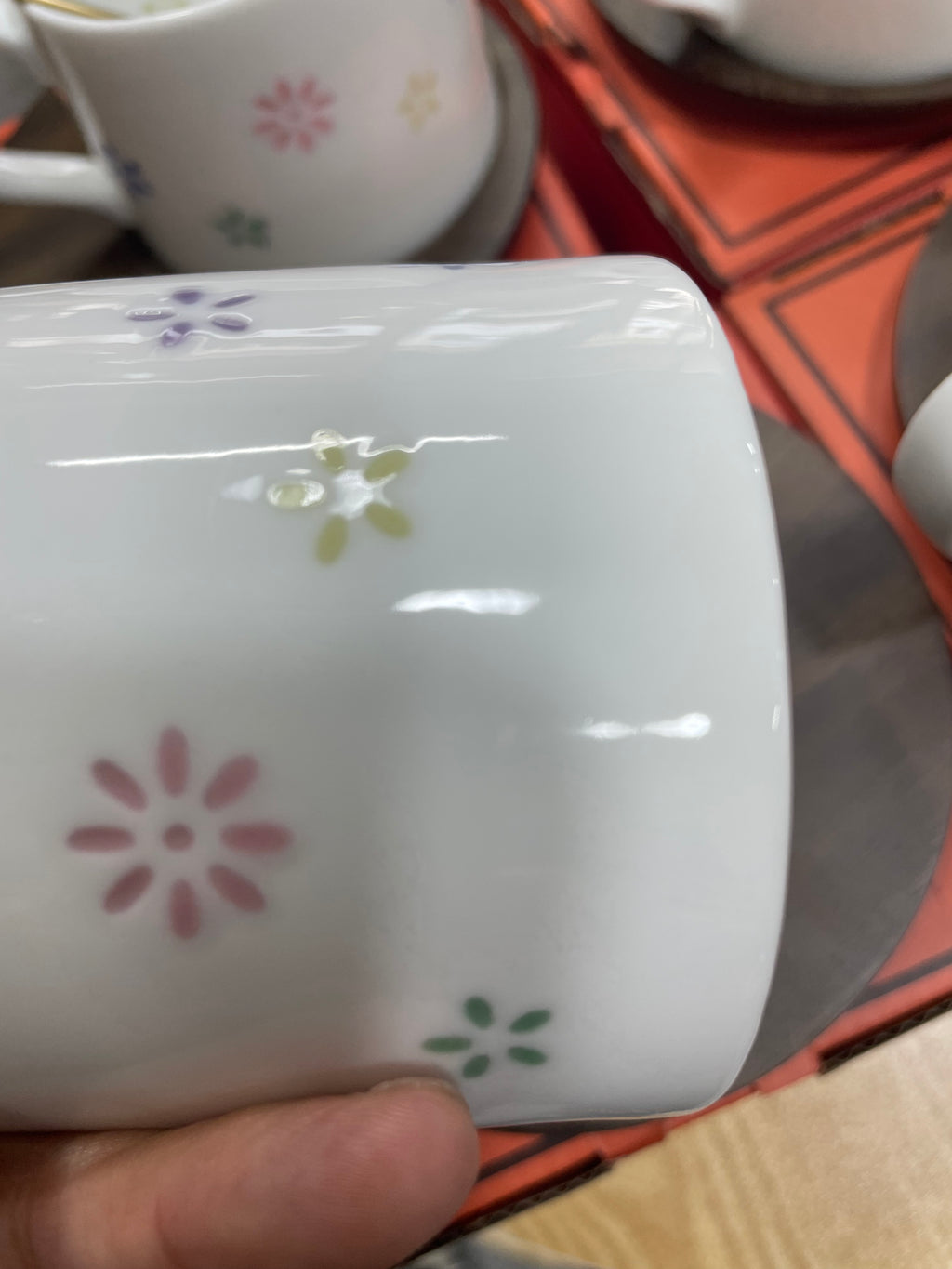 Classic Ceramic Coffee Cup & Saucer Set