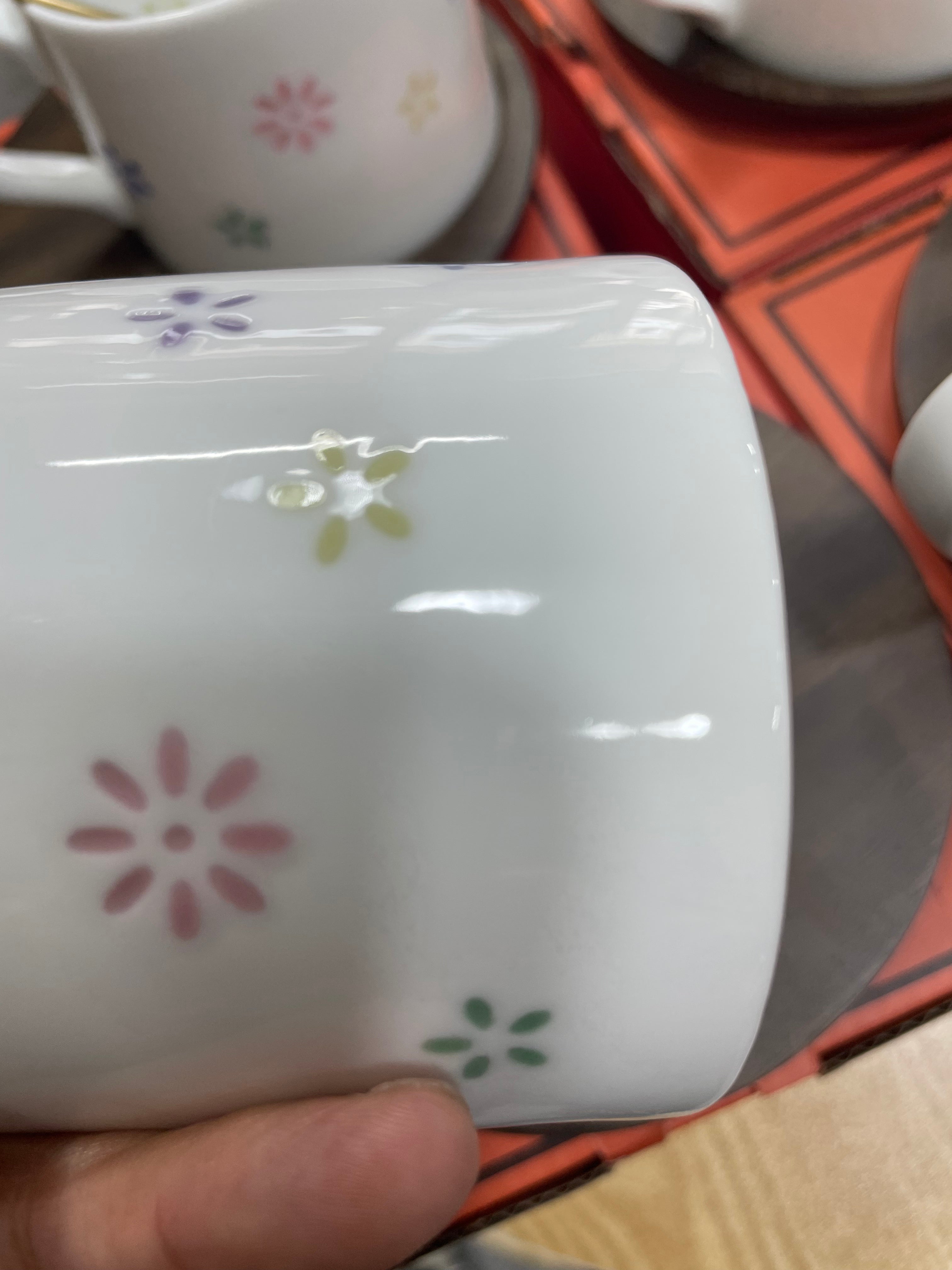 Classic Ceramic Coffee Cup & Saucer Set