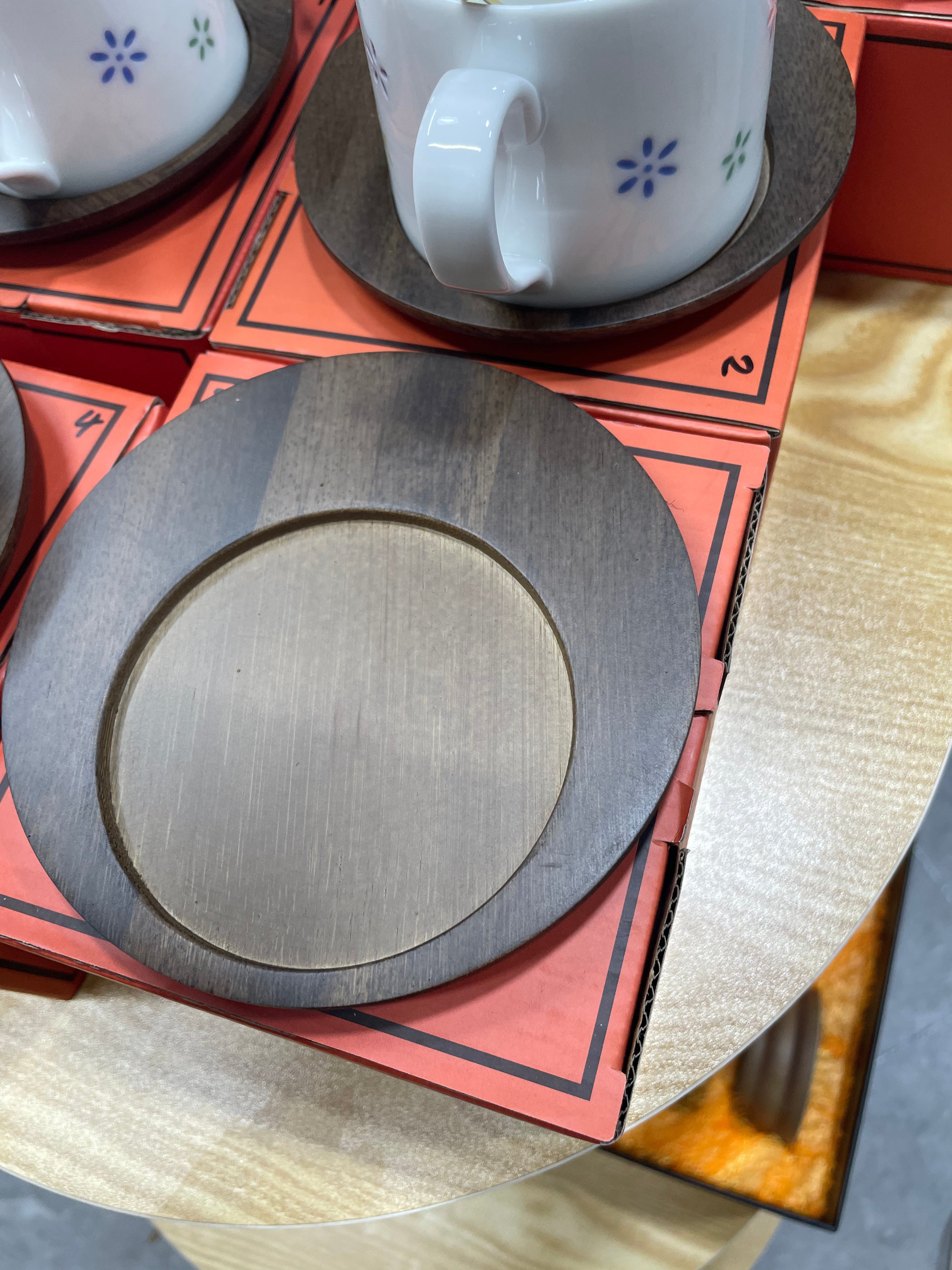 Classic Ceramic Coffee Cup & Saucer Set
