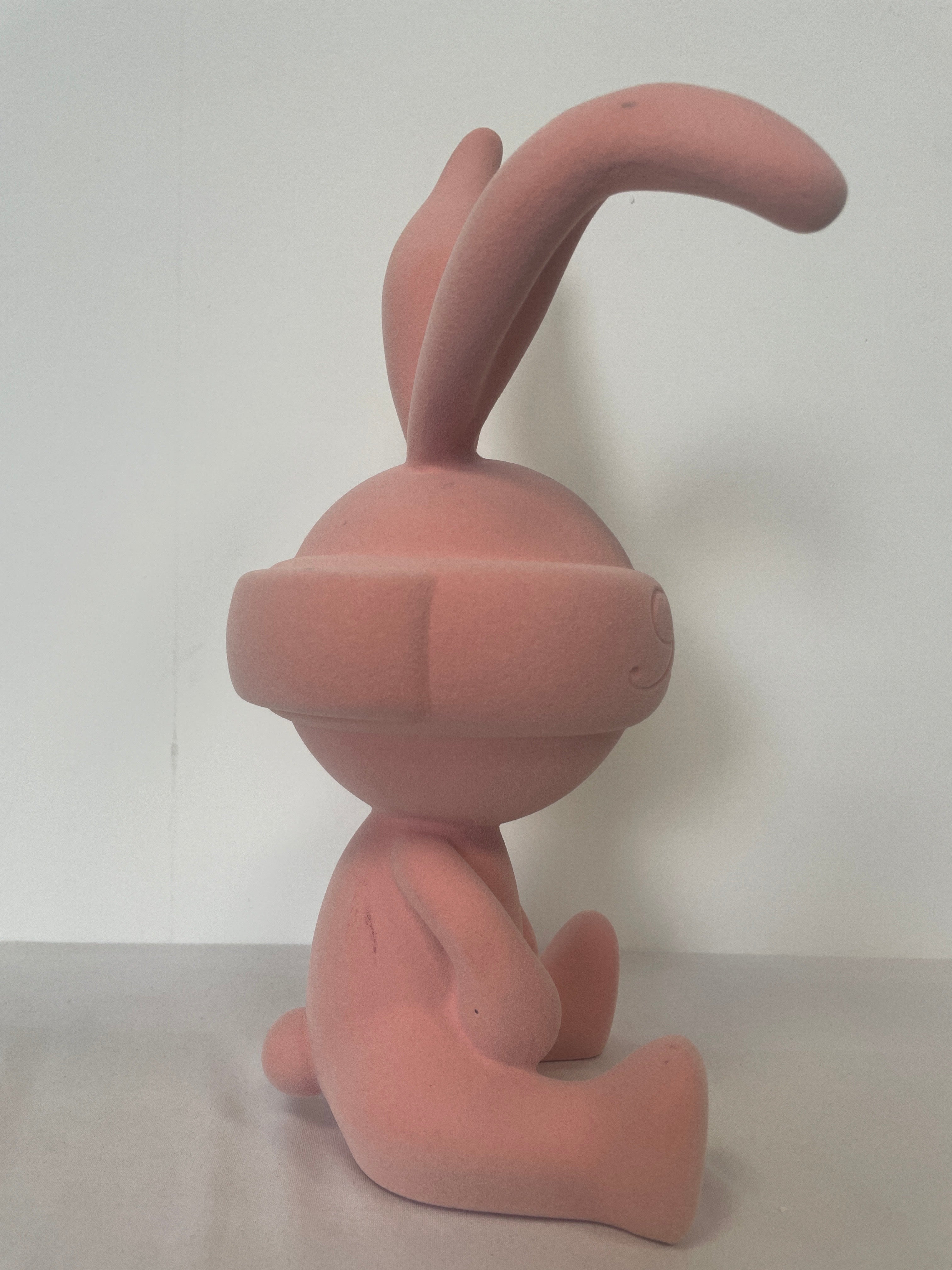 Big Pink Coating Rabbit – Decorative Figurine