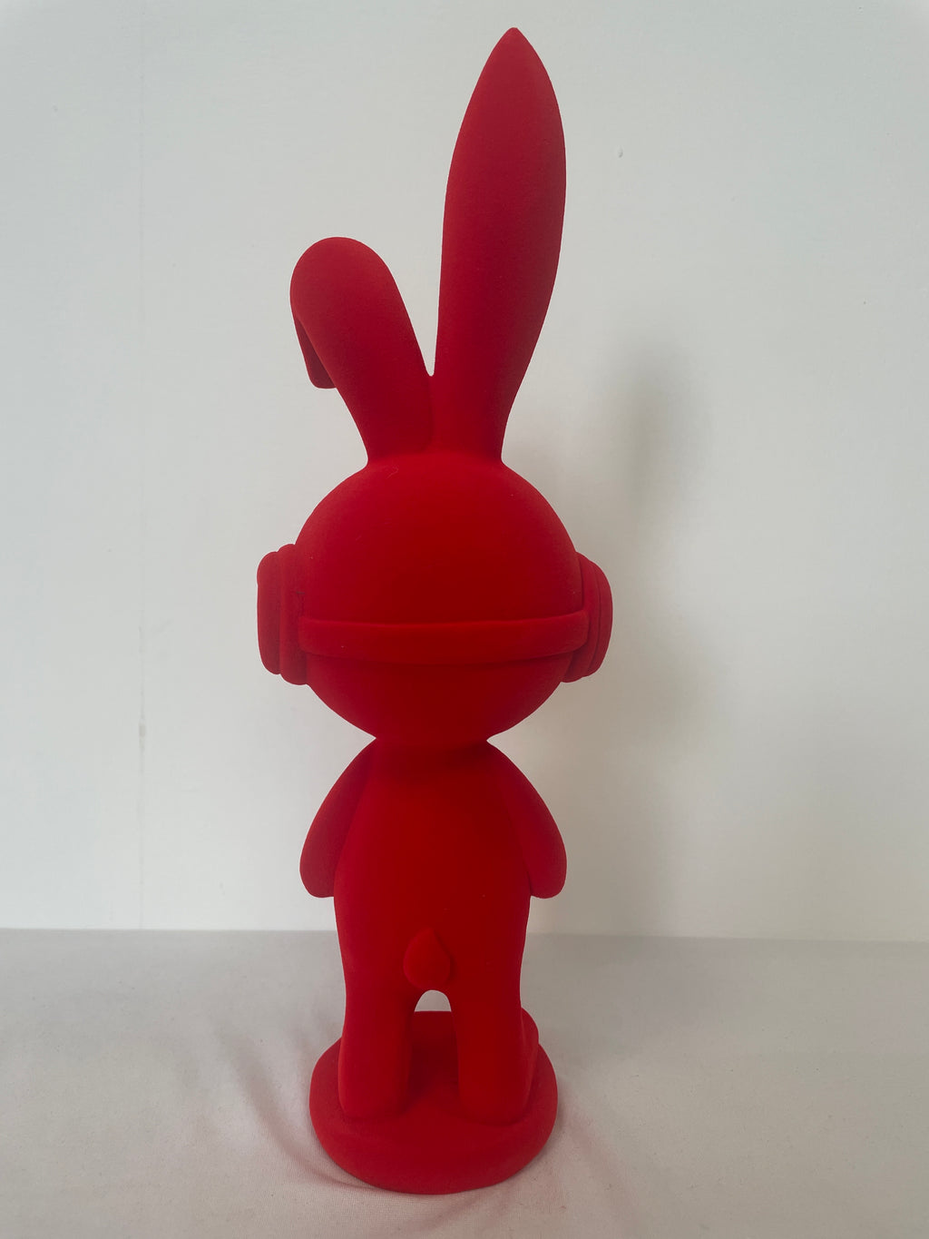 Small Red Coating Rabbit – Decorative Figurine