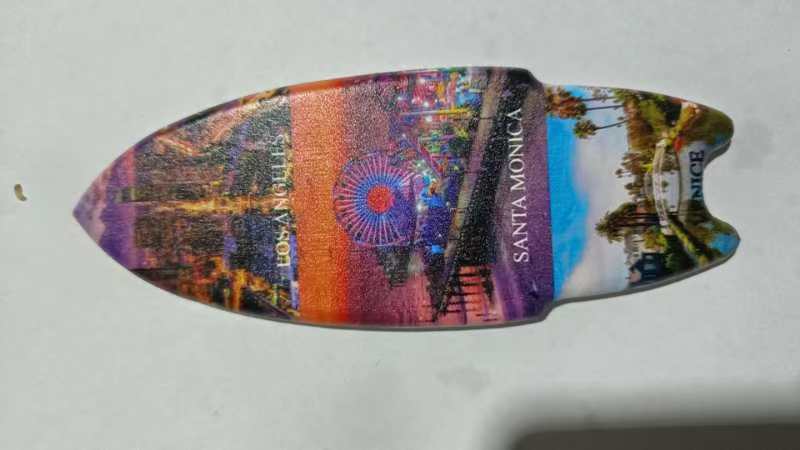 Hawaii Surfboard Fridge Magnets – Set of 24 Tropical Designs