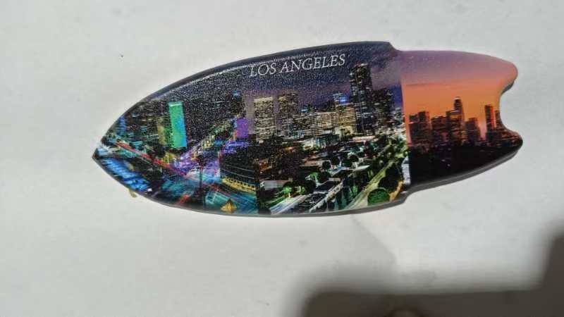Hawaii Surfboard Fridge Magnets – Set of 24 Tropical Designs