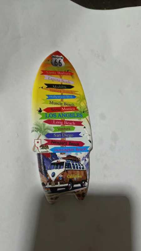 Hawaii Surfboard Fridge Magnets – Set of 24 Tropical Designs